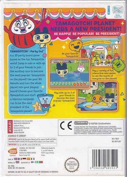 Tamagotchi Party On - Wii (B Grade) (Genbrug)